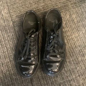 Dr Martens Spin Black Patent Sneakers